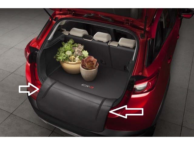 MO197713B 2016 2017 2018 2019 2020 2021 Mazda CX-3 Soft Cargo Liner