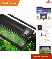 Dimmable 18-24 Inch Full Spectrum LED Aquarium Light with Auto Timer  Colors