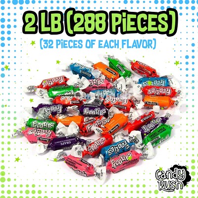 TOOTSIE FROOTIES Chewy  Candy Assorted Mix (9 Flavors) individually Wrapped