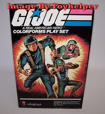 GI Joe A Real American Hero Colorforms Play Set Unused in Box NIB