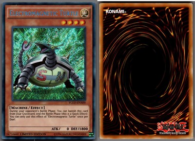 YGLD-ENA00 Yugioh, Electromagnetic Turtle, Holo Secret Rare | eBay
