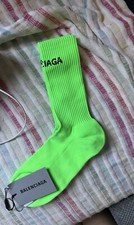 Balenciaga Green Casual Crew Socks XL