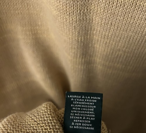 Lauren Ralph Lauren Women’s Sleeveless Sweater Dress Camel PM - Picture 9 of 12