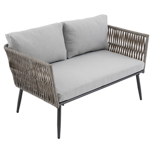 4-Sitzer Gartenmöbel Set Outdoor Sofa Loungemöbel Sitzgruppe mit Tisch Stuhlset - Bild 6 von 14