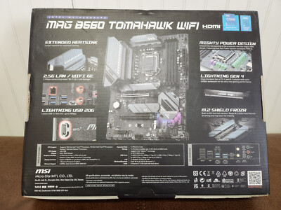 MSI MAG B560 Tomahawk WiFi Motherboard 11th/10th Intel LGA 1200