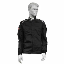 RJS RACING EQUIPMENT "ELITE" FIRE SUIT 3.2A/1 JACKET BLACK 4X 200400109
