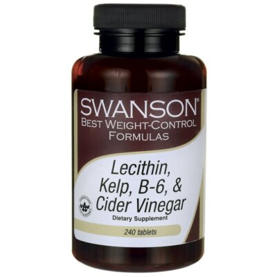 Swanson Lecithin- Kelp- B-6- & Cider Vinegar 240 Tablets.