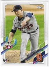 2021 TOPPS OPENING DAY #123 TARIK SKUBAL RC DETROIT TIGERS