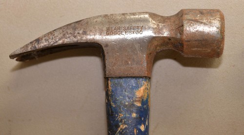 2 vintage framing hammers Craftsman & Vaughan 24 oz waffle face builders tool - Picture 6 of 9