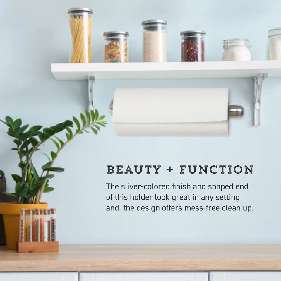 KAMENNSTEIN PERFECT TEAR WALL MOUNT PAPER TOWEL HOLDER STAINLESS STEEL - Image 3 of 4