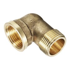 90° Threaded Brass Elbow Connector Pipe Fitting 3/4" BSP Male X 3/4" BSP Female