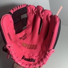 Girls Ball Glove Tee Ball/Fielding Glove Right Hand Throw Franklin Sports 8.5 In