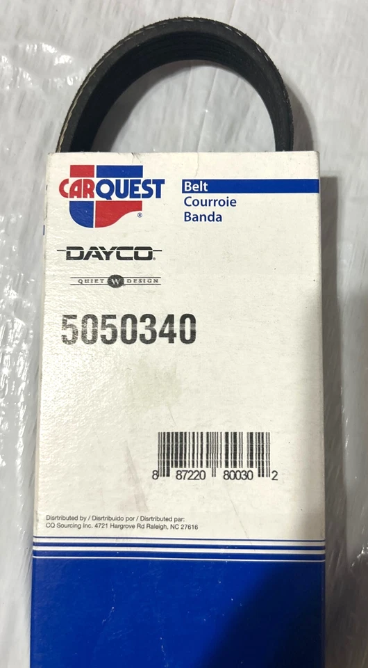 Belt Serpentine Belt 34.06 Long, 5050340 - 5 Rib Count for ASUNA GT 1993 Foto 3 de 3