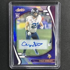 2021 Absolute Chazz Surratt Signature Rookie Auto Spectrum Blue 24/50