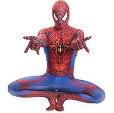Comic Raimi Spider-Man Jumpsuit Spiderman Cosplay Suit Costume Halloween Party