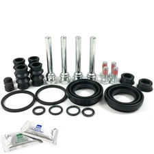 2X REAR CALIPER SLIDER PIN REPAIR GUIDE KIT FITS: VW POLO 09-18 38MM SRK0001IX2