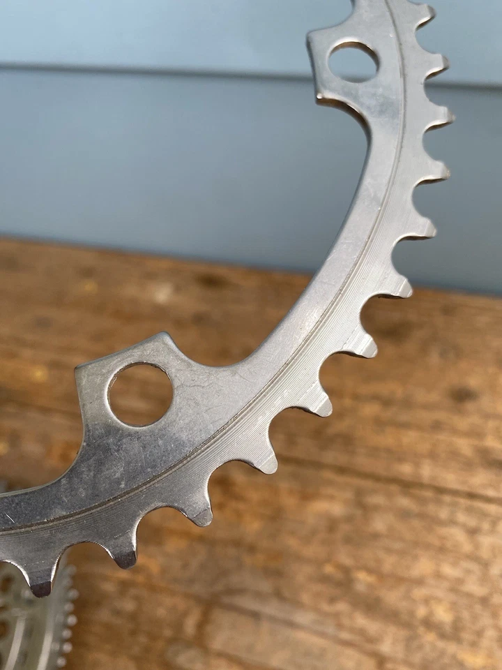 Anillo de cadena de bicicleta de carretera vintage NOS 42t SR Sakae Ovaltech-130 BCD-de colección Foto 4 de 4