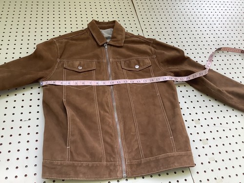 Zara Women’s Size Small Brown tan Faux Suede Lined Jacket. - Full Zip. - Picture 10 of 22
