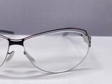 Ic Berlin Eyeglasses Frames Woman Oval Cat Eye Simone Silver Gray