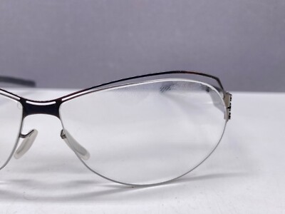 Ic Berlin Brille Damen Oval Cat Eye Simone Silber grau