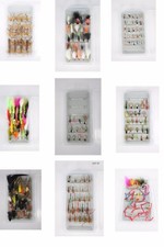FLY BOX SELECTIONS, Dry, Nymphs, Lures, River & Stillwater Trout Fishing Flies 