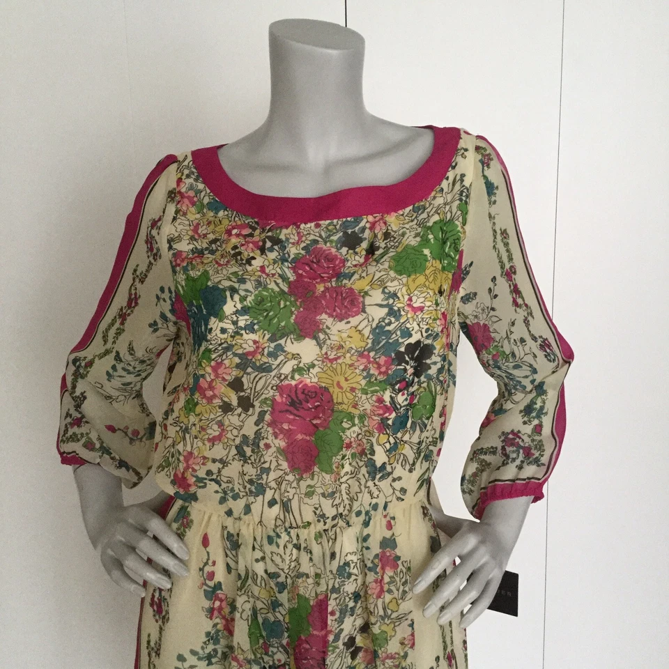 CHEQUER Floral Dress Size 10 - Imagem 2 de 4
