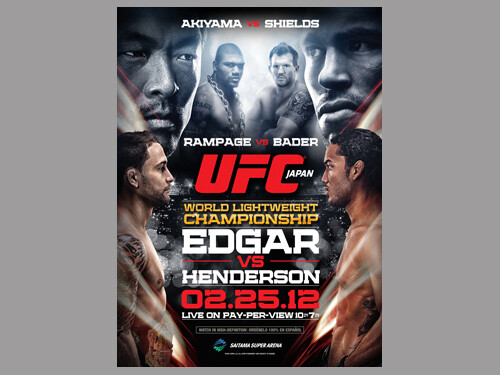 UFC® 144 ポスター MMA SUPER RARE GRAIL* UFC 144 Rampage Limited Edition Signed