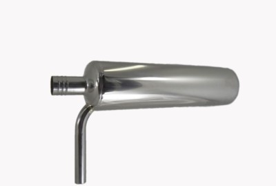 2 x Schalldämpfer GP123 Boxermotor, Auspuff, Muffler, Resonanzdämpfer, Edelstahl