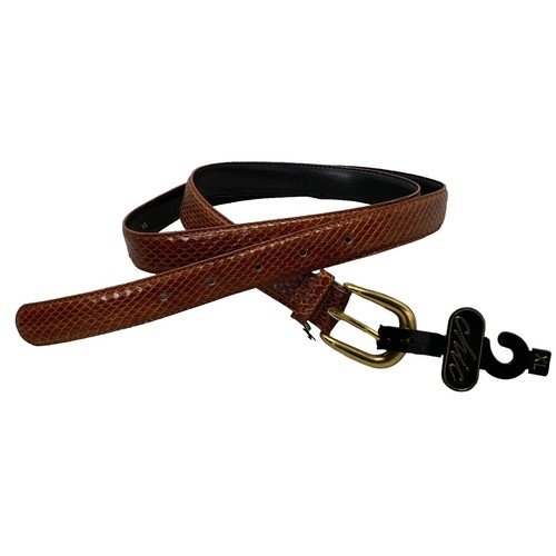 Stussy 8ball S/M Green Snake Skin Print Leather Studded Belt | eBay