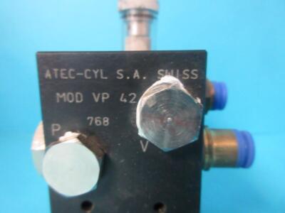 ATEC-CYL S.A. Vacuum Generator Unit Model VP 42 Swiss Made