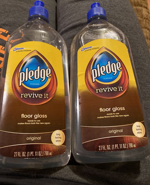 (2) Pledge Revive It Floor Gloss Clear Transparent Liquid Original