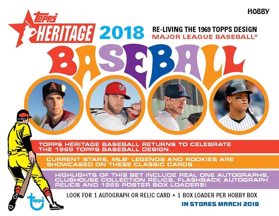 2018 Topps Heritage & Heritage High Number Base Singles & Inserts Pick from List