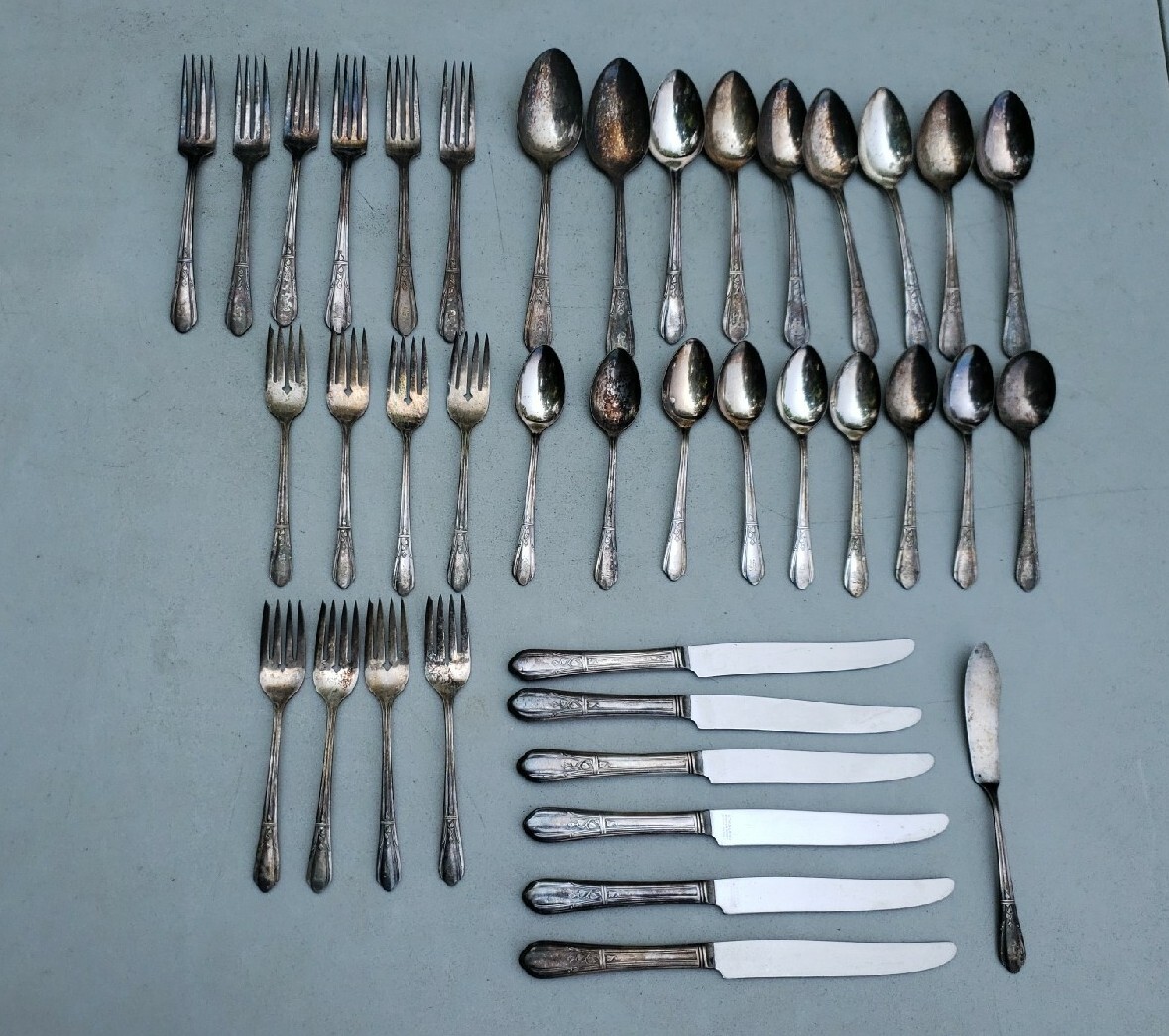 Simeon L & George H Rogers Company Oneida Silver Plate Flatware