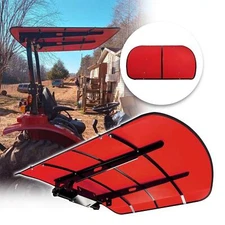 Red 52" X 52" Tuff Top ROPS Canopy For Tractor and Mowers Umbrella
