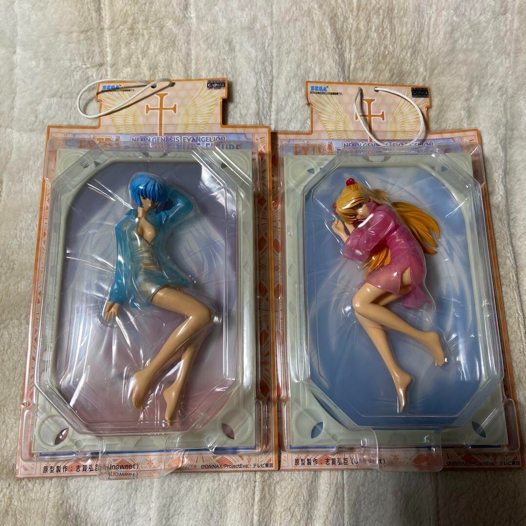 SEGA Neon Genesis Evangelion Rei Asuka Extra Pajamas Time Figure