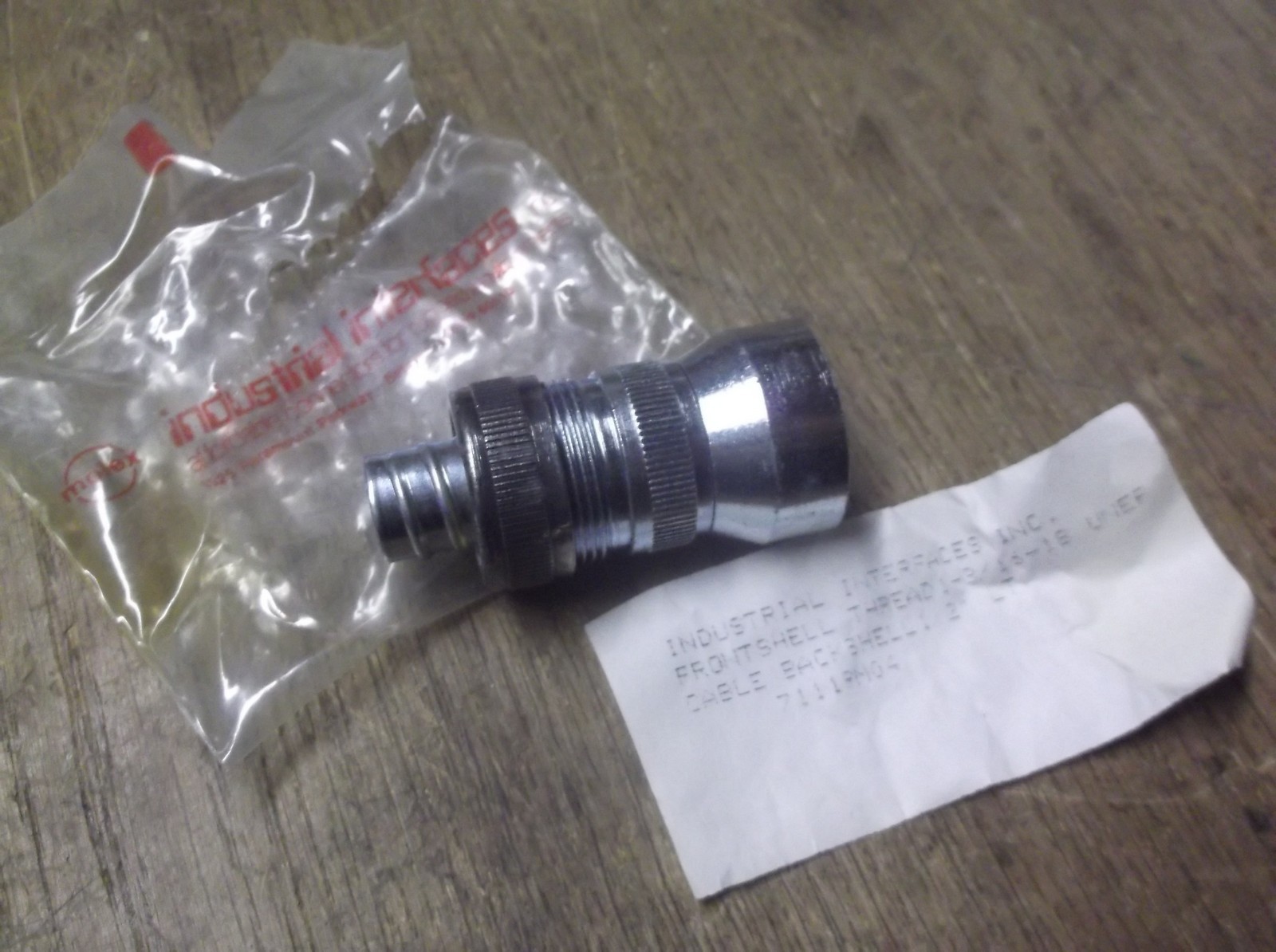 NEW Industrial Interfaces 71119M04 Cable Connector UNEF 1/2