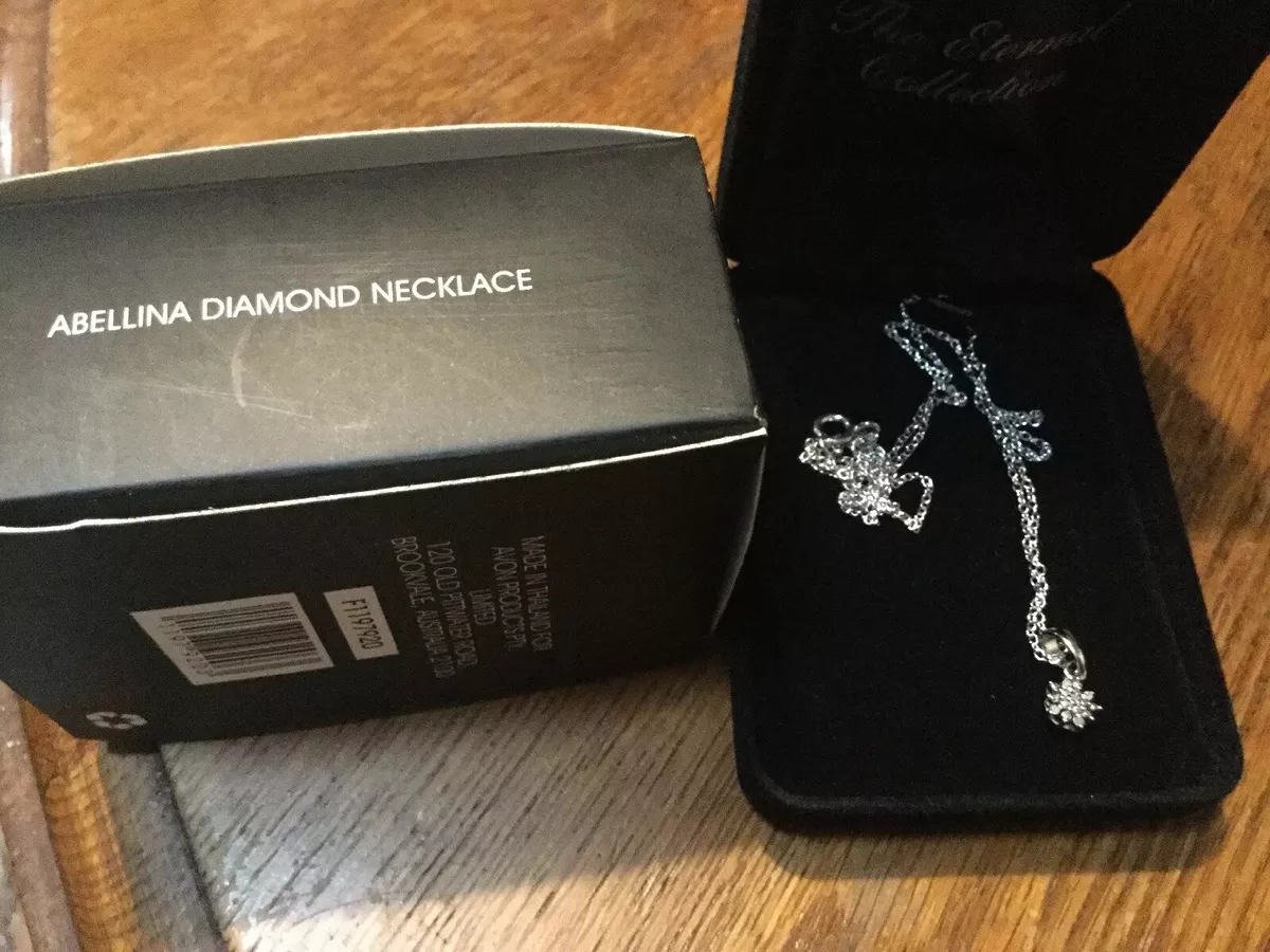 Avon diamond best sale necklace