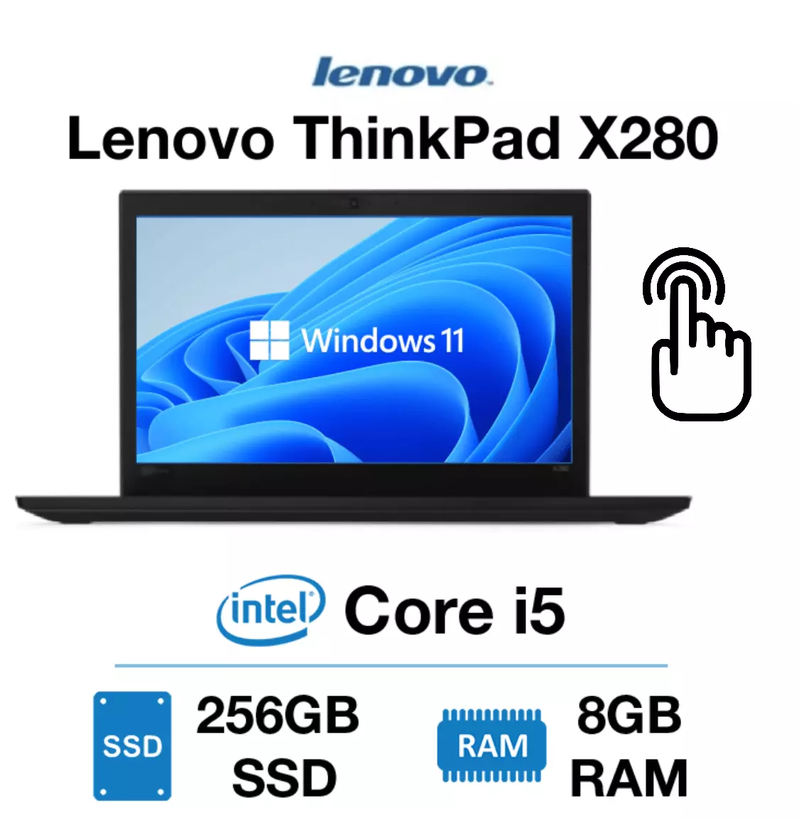 Lenovo ThinkPad X280 i5-8350U 1.7GHz Touchscreen 12.5
