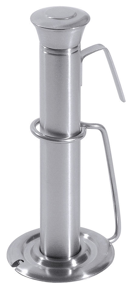 Bierwärmer aus Edelstahl, mit Verschlusskappe und Abtropfhalter, 2,5 cm Ø