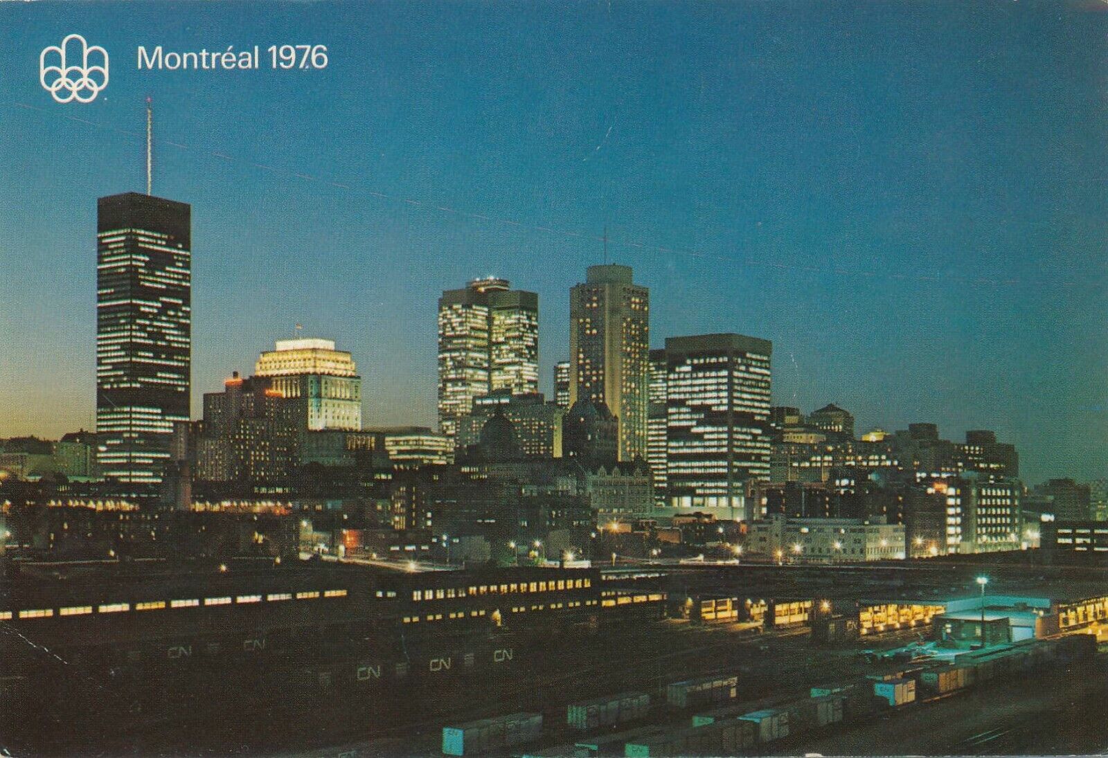 1976 Olympic Games Montreal, Canada, original postcard.