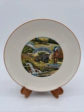 Great Smokey Mountains Souvenir Plate With Stand