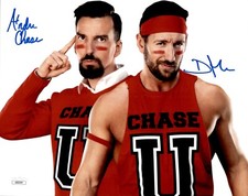 Andre Chase & Duke Hudson Signed WWE NXT 8x10 Photo #1 Chase U JSA COA