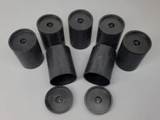 10pc 2-1/2" Fireworks Pyro Plastic Cans Shell Mortars 1/8" Fuse Hole