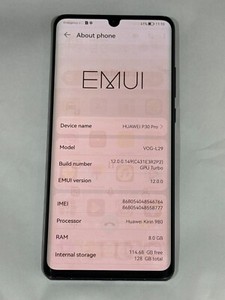 Huawei P30 Pro – 128 GB – Smartphone schwarz (entsperrt) – Farbe