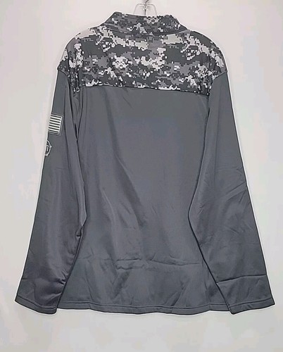 Suéter Coliseo Para Hombres Talla 2XL Gris Operación Sombrero Truco Cremallera Completa - Imagen 2 de 10
