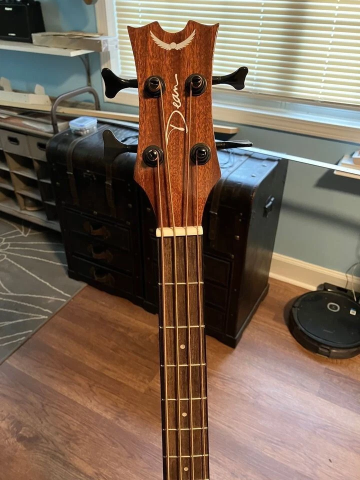 Bajo eléctrico acústico Dean AX EABC MAH GC. Nuevo Foto 3 de 4
