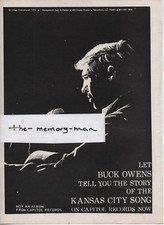 Buck Owens 1970 Picture Clipping Page Faron Young Jimmy C Newman