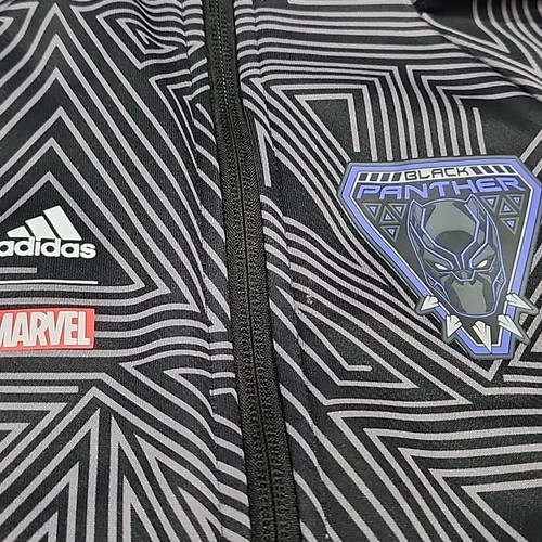 ADIDAS Marvel Black Panther Fleece Hoodie Kids' size XS Superhero Edition - Picture 2 of 9