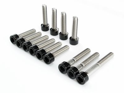 Yamaha Aerox Variomatikschrauben Edelstahl A2 MBK Nitro Schrauben Vario schwarz