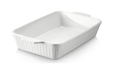 DOWAN 13" Baking Dish, Lasagna Pan Large & Deep, Rectangular Baking Pan with ...